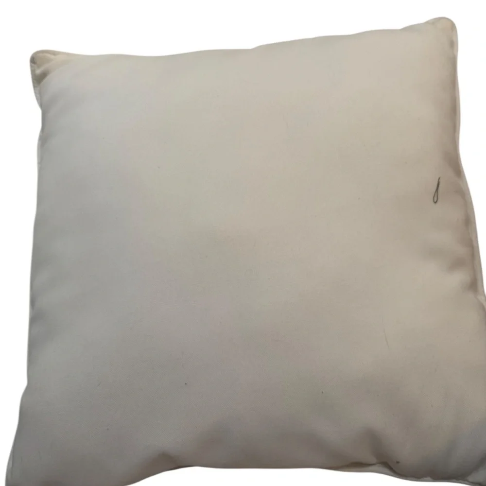 Unlisted Gray and Cream Holiday Reindeer Pillow